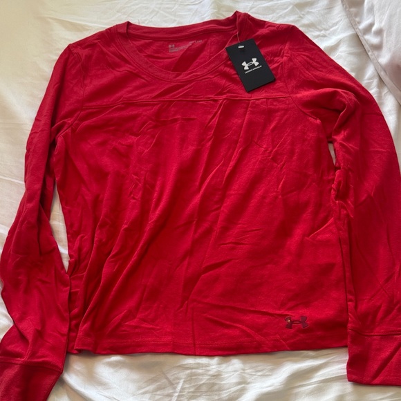 Under Armour Red Athletic Shirt - Picture 1 of 3